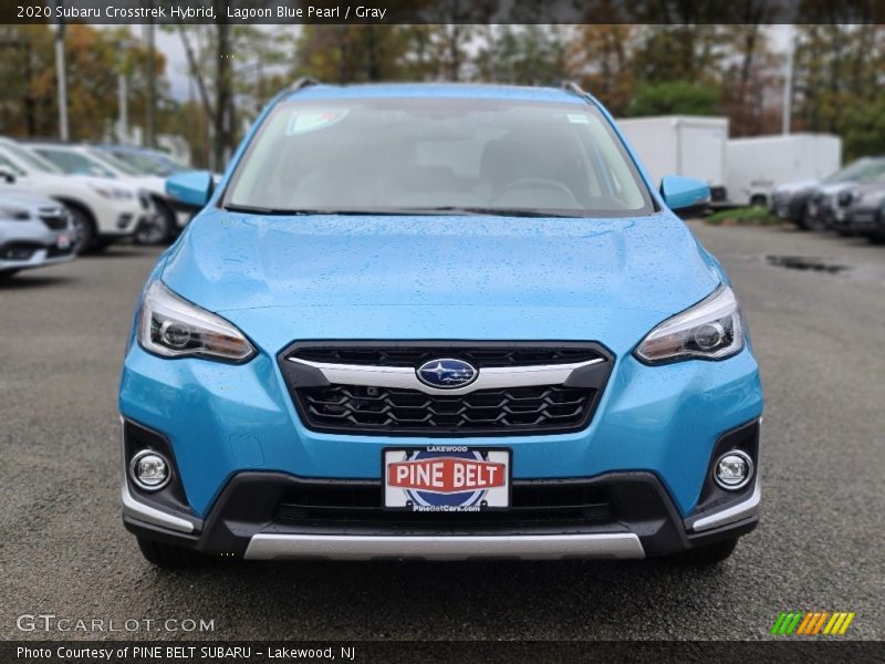 Lagoon Blue Pearl / Gray 2020 Subaru Crosstrek Hybrid