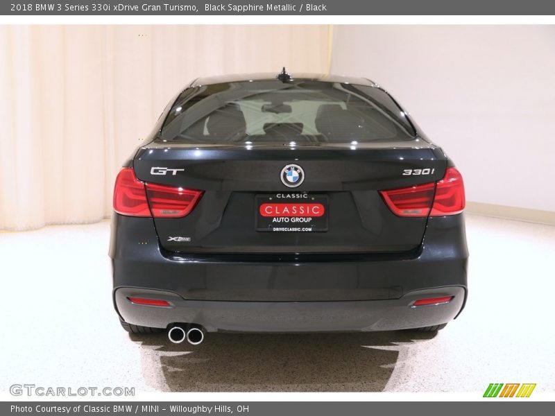 Black Sapphire Metallic / Black 2018 BMW 3 Series 330i xDrive Gran Turismo