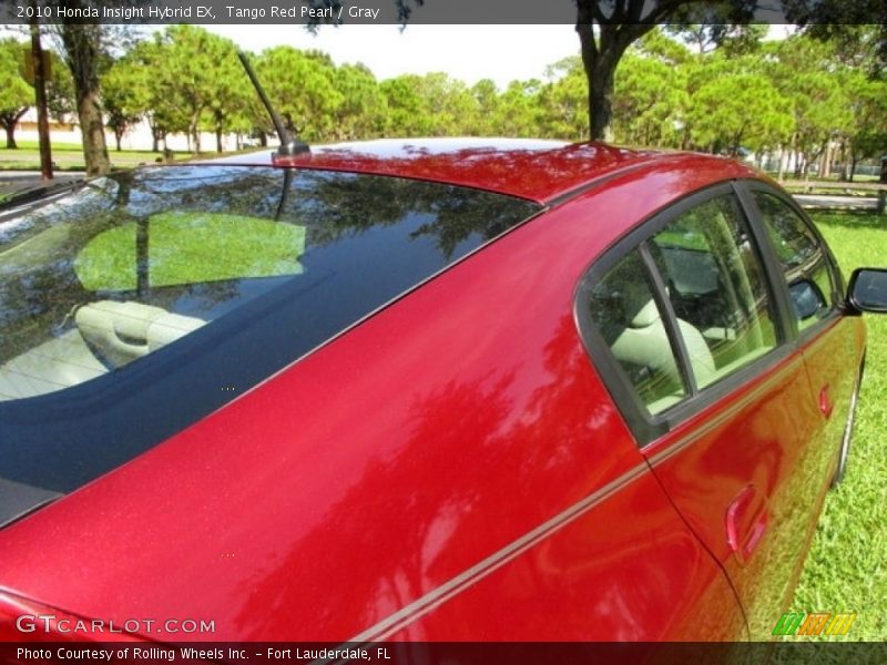 Tango Red Pearl / Gray 2010 Honda Insight Hybrid EX