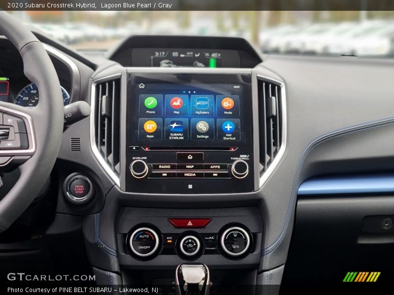 Lagoon Blue Pearl / Gray 2020 Subaru Crosstrek Hybrid