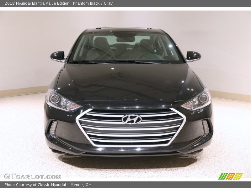 Phantom Black / Gray 2018 Hyundai Elantra Value Edition