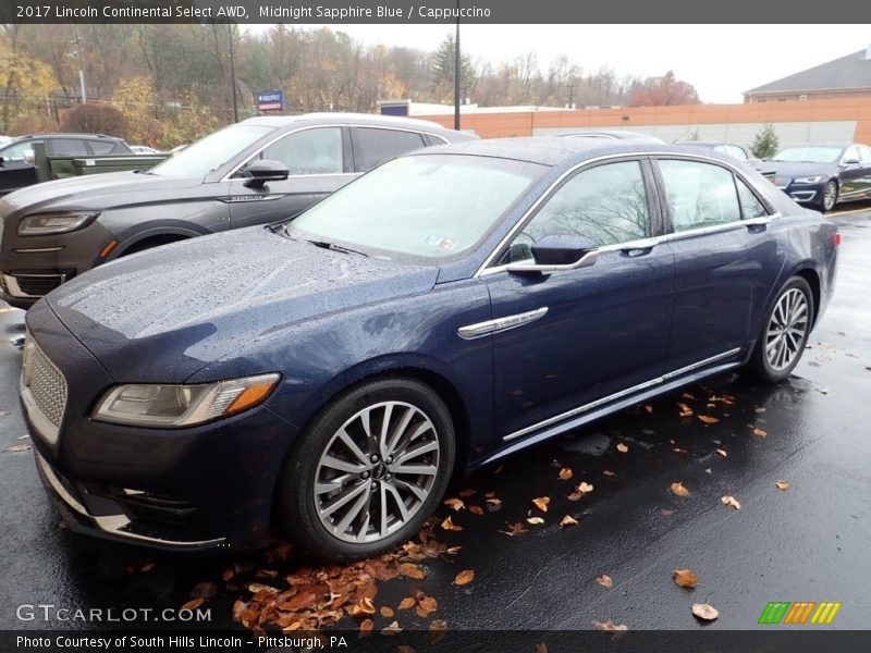 Midnight Sapphire Blue / Cappuccino 2017 Lincoln Continental Select AWD