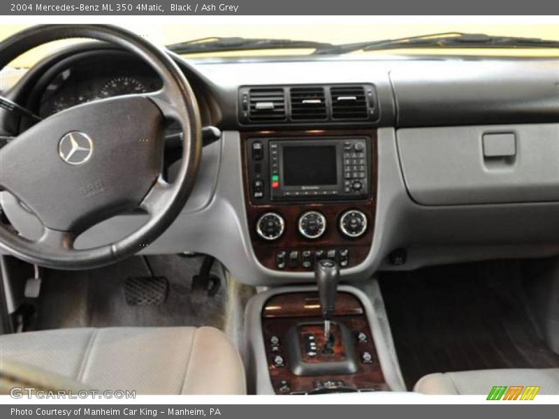 Black / Ash Grey 2004 Mercedes-Benz ML 350 4Matic