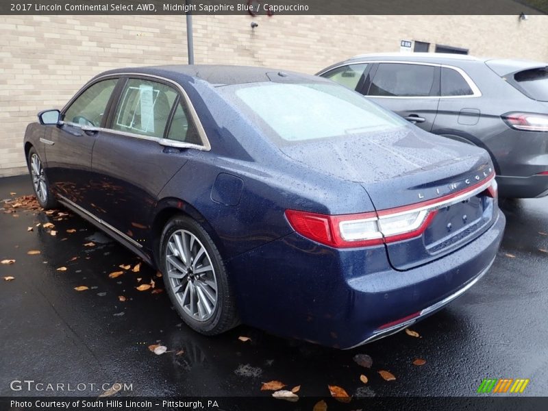 Midnight Sapphire Blue / Cappuccino 2017 Lincoln Continental Select AWD