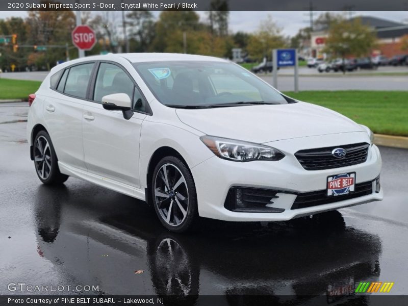 Crystal White Pearl / Black 2020 Subaru Impreza Sport 5-Door