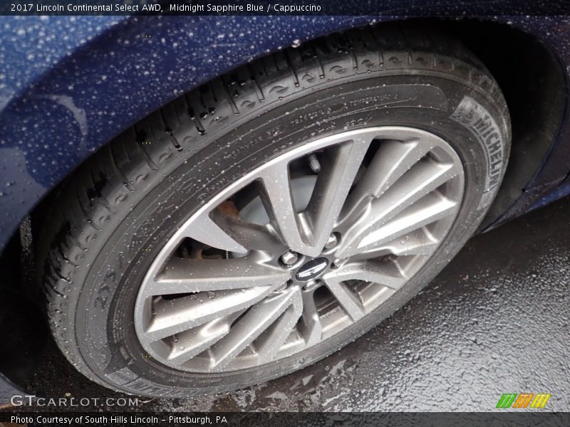 Midnight Sapphire Blue / Cappuccino 2017 Lincoln Continental Select AWD