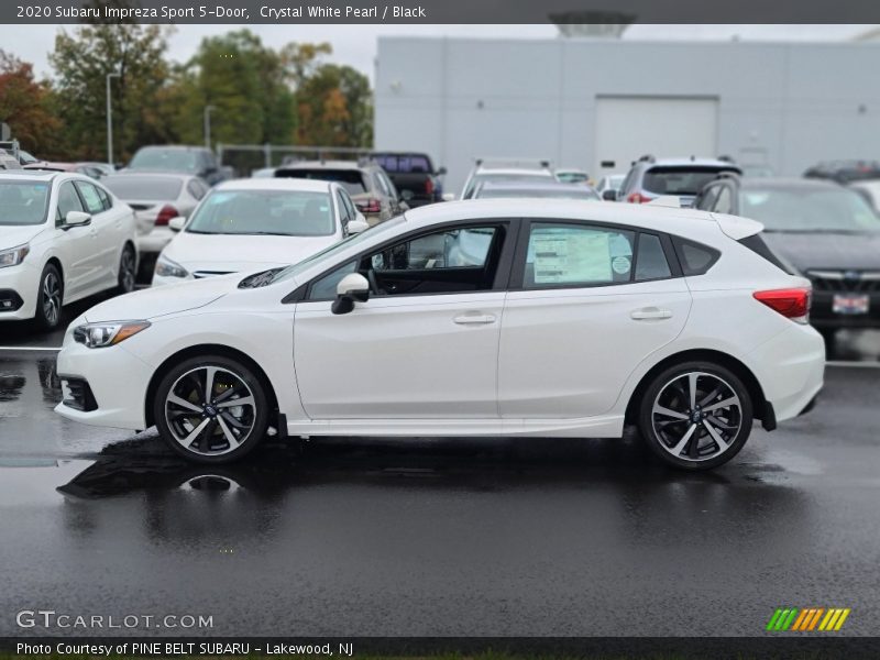 Crystal White Pearl / Black 2020 Subaru Impreza Sport 5-Door