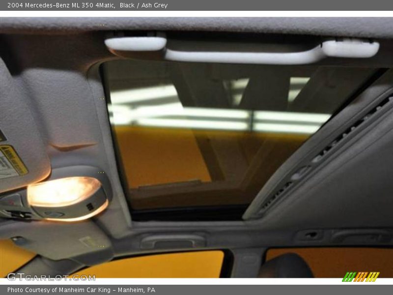 Black / Ash Grey 2004 Mercedes-Benz ML 350 4Matic