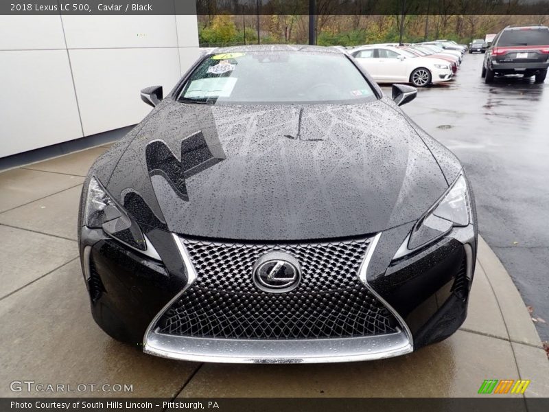 Caviar / Black 2018 Lexus LC 500