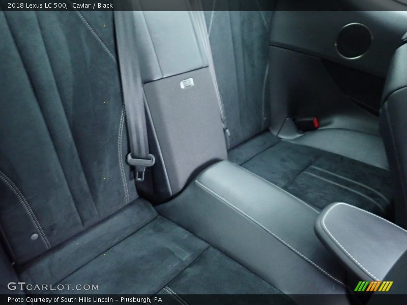 Rear Seat of 2018 LC 500
