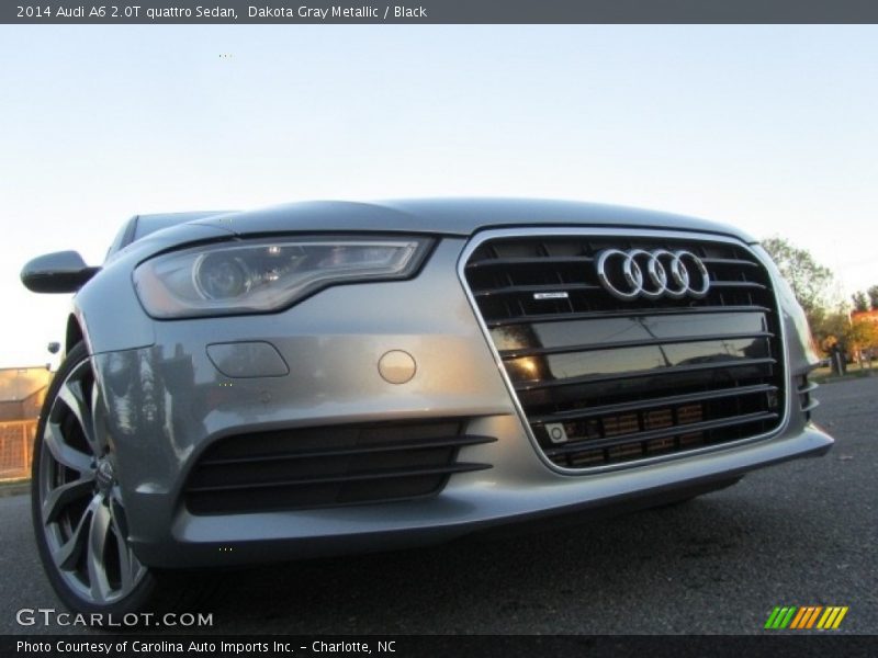 Dakota Gray Metallic / Black 2014 Audi A6 2.0T quattro Sedan