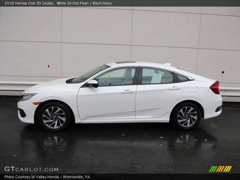  2018 Civic EX Sedan White Orchid Pearl