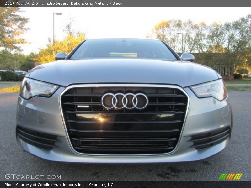 Dakota Gray Metallic / Black 2014 Audi A6 2.0T quattro Sedan