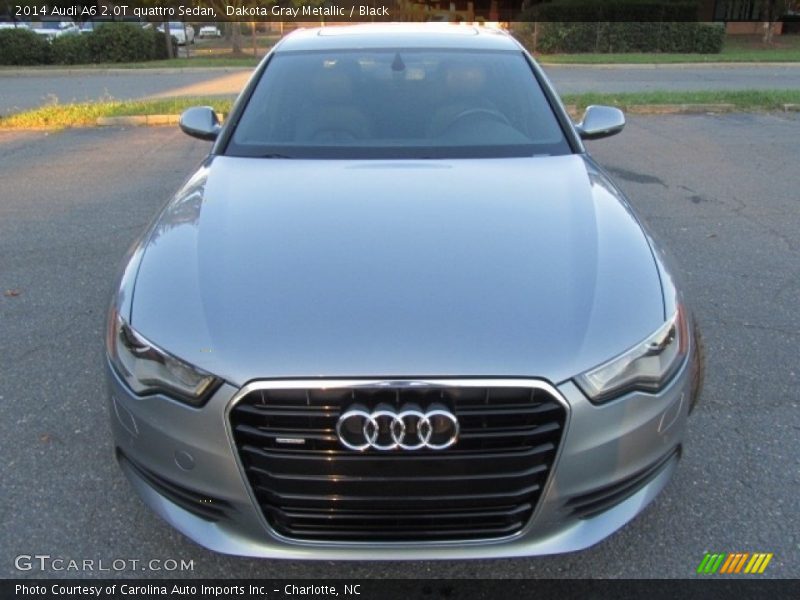 Dakota Gray Metallic / Black 2014 Audi A6 2.0T quattro Sedan