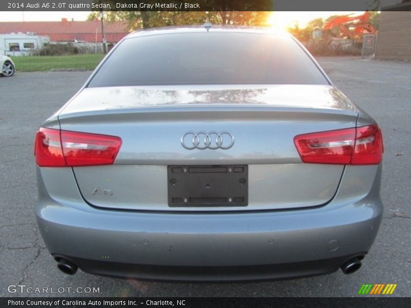 Dakota Gray Metallic / Black 2014 Audi A6 2.0T quattro Sedan