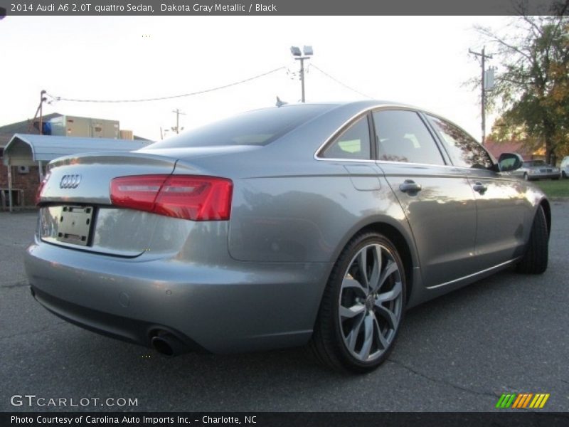 Dakota Gray Metallic / Black 2014 Audi A6 2.0T quattro Sedan