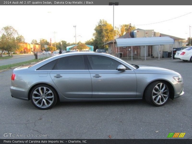 Dakota Gray Metallic / Black 2014 Audi A6 2.0T quattro Sedan