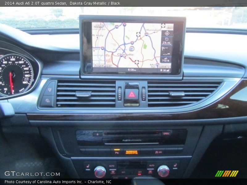 Dakota Gray Metallic / Black 2014 Audi A6 2.0T quattro Sedan