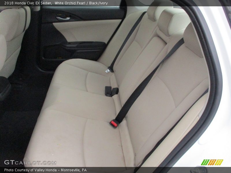 Rear Seat of 2018 Civic EX Sedan