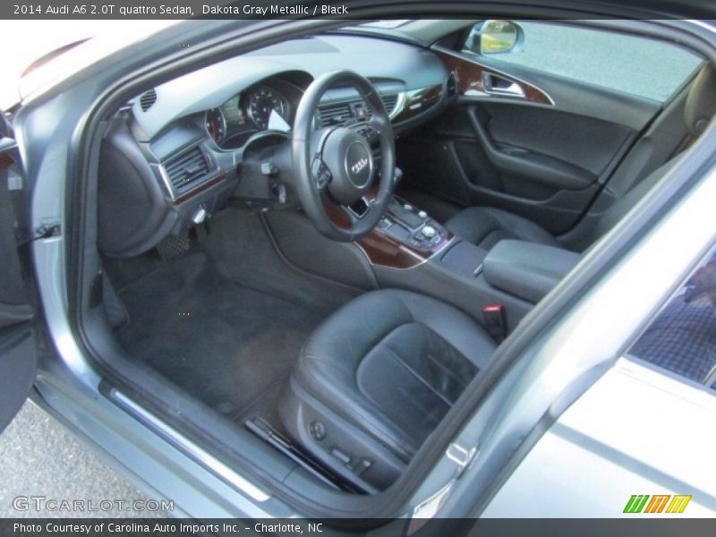 Dakota Gray Metallic / Black 2014 Audi A6 2.0T quattro Sedan