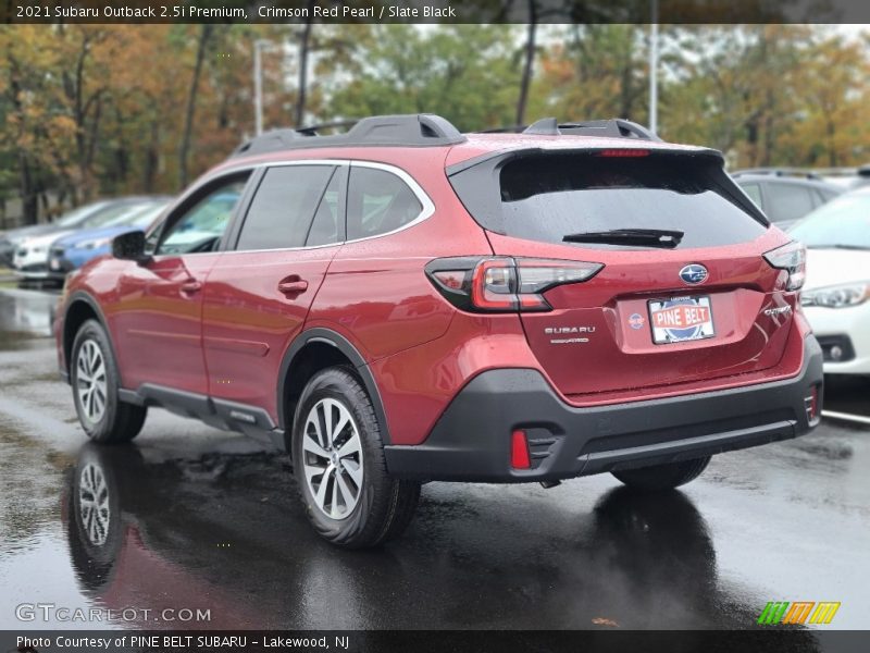 Crimson Red Pearl / Slate Black 2021 Subaru Outback 2.5i Premium
