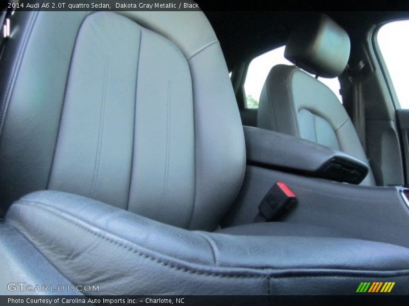 Dakota Gray Metallic / Black 2014 Audi A6 2.0T quattro Sedan