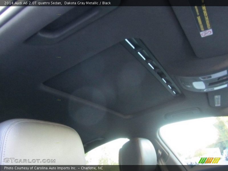 Dakota Gray Metallic / Black 2014 Audi A6 2.0T quattro Sedan
