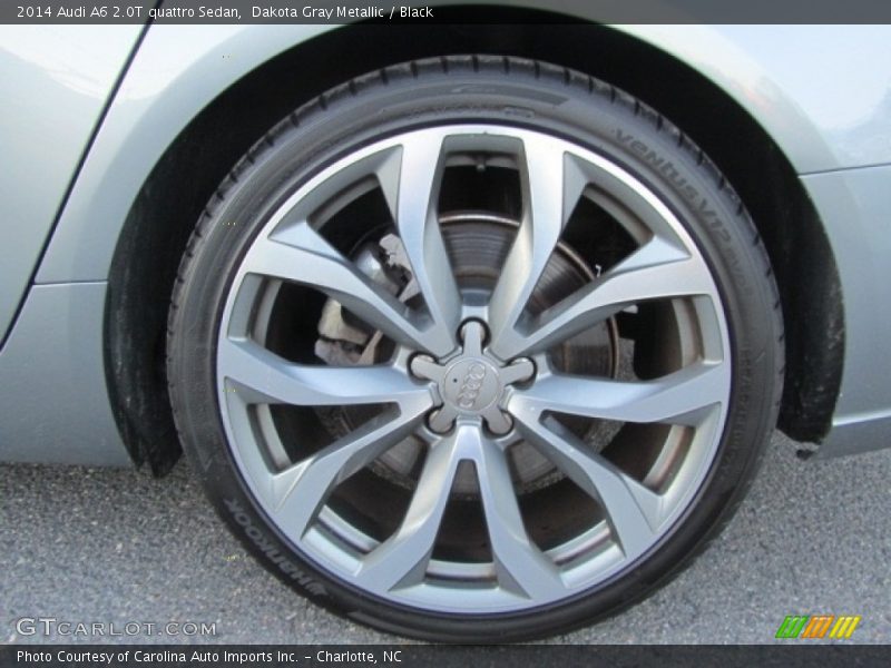 Dakota Gray Metallic / Black 2014 Audi A6 2.0T quattro Sedan