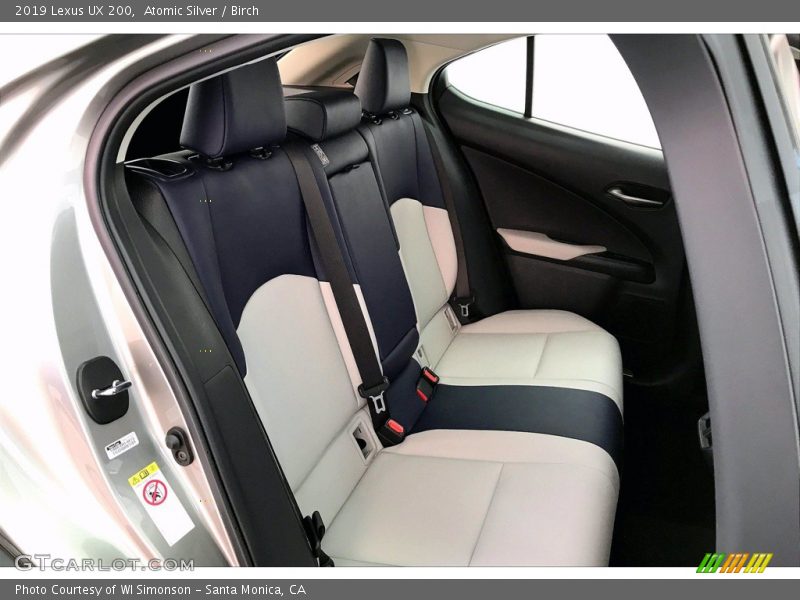 Rear Seat of 2019 UX 200