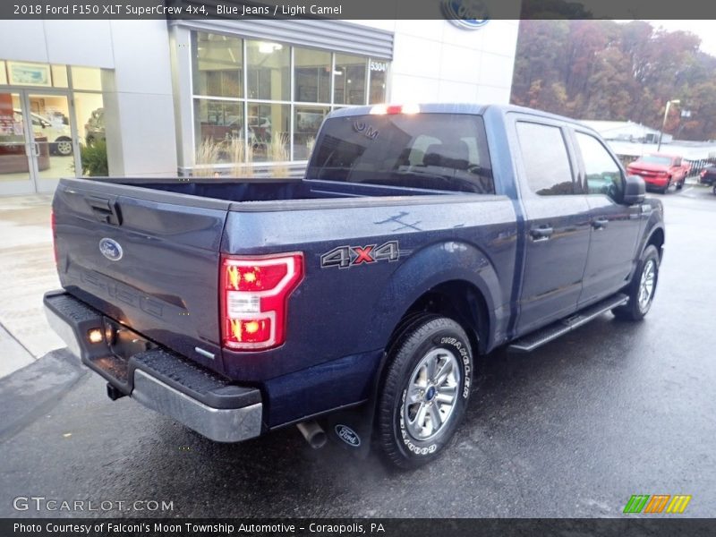 Blue Jeans / Light Camel 2018 Ford F150 XLT SuperCrew 4x4