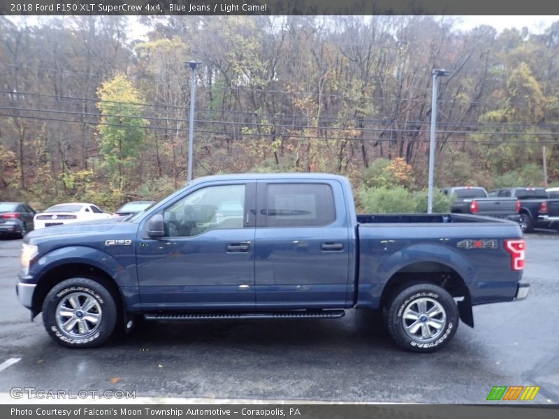 Blue Jeans / Light Camel 2018 Ford F150 XLT SuperCrew 4x4