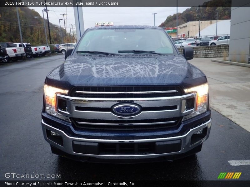 Blue Jeans / Light Camel 2018 Ford F150 XLT SuperCrew 4x4