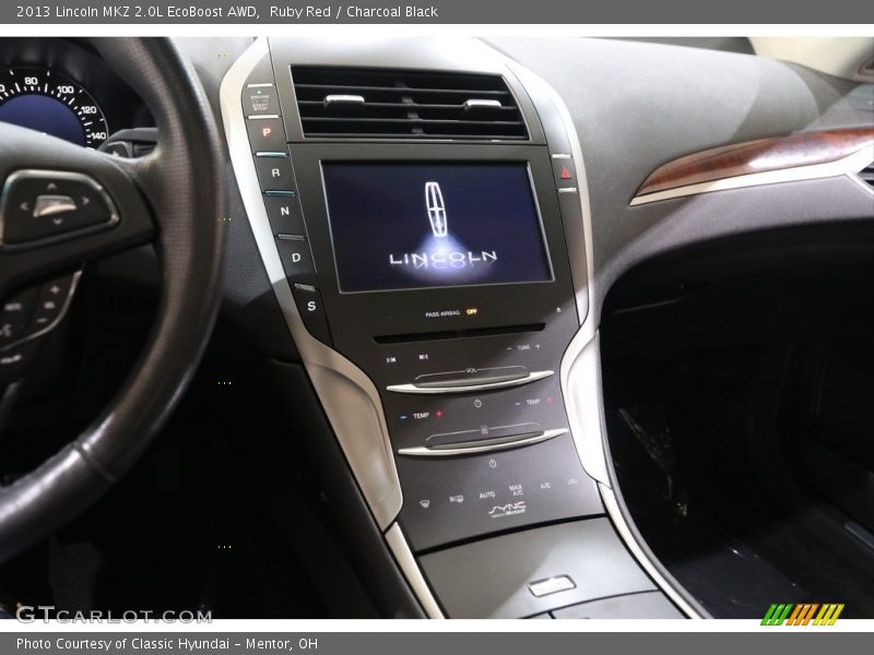 Ruby Red / Charcoal Black 2013 Lincoln MKZ 2.0L EcoBoost AWD