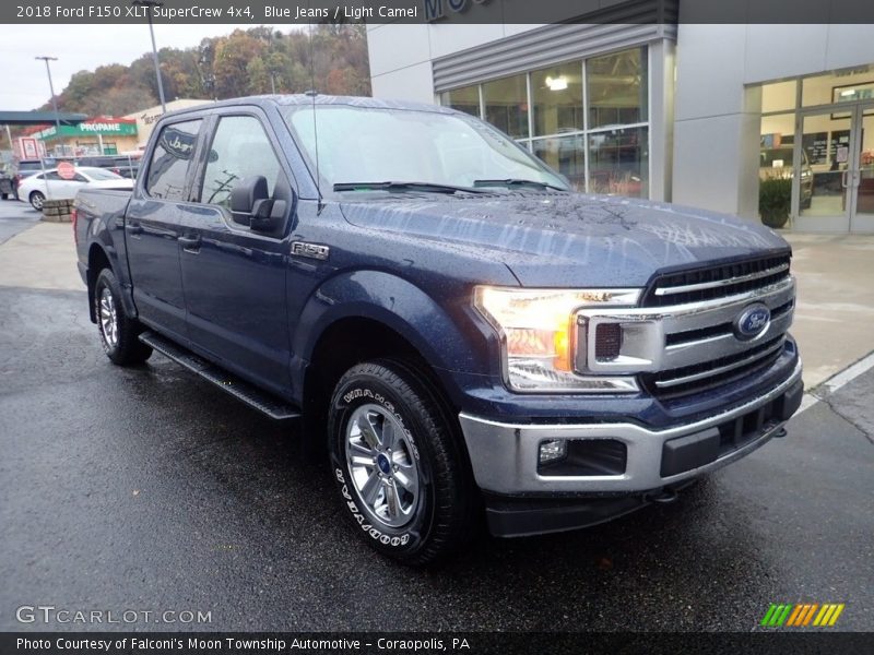 Blue Jeans / Light Camel 2018 Ford F150 XLT SuperCrew 4x4