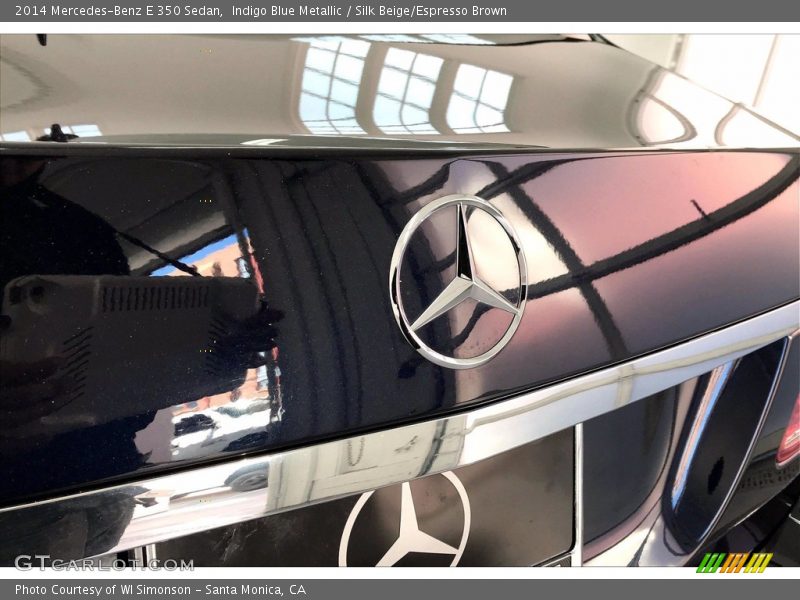 Indigo Blue Metallic / Silk Beige/Espresso Brown 2014 Mercedes-Benz E 350 Sedan