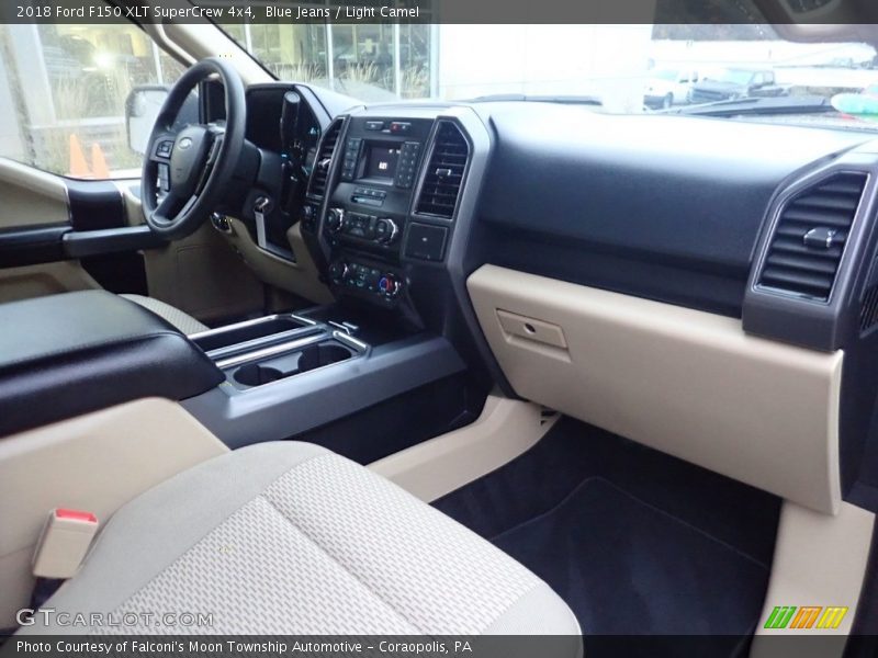 Blue Jeans / Light Camel 2018 Ford F150 XLT SuperCrew 4x4