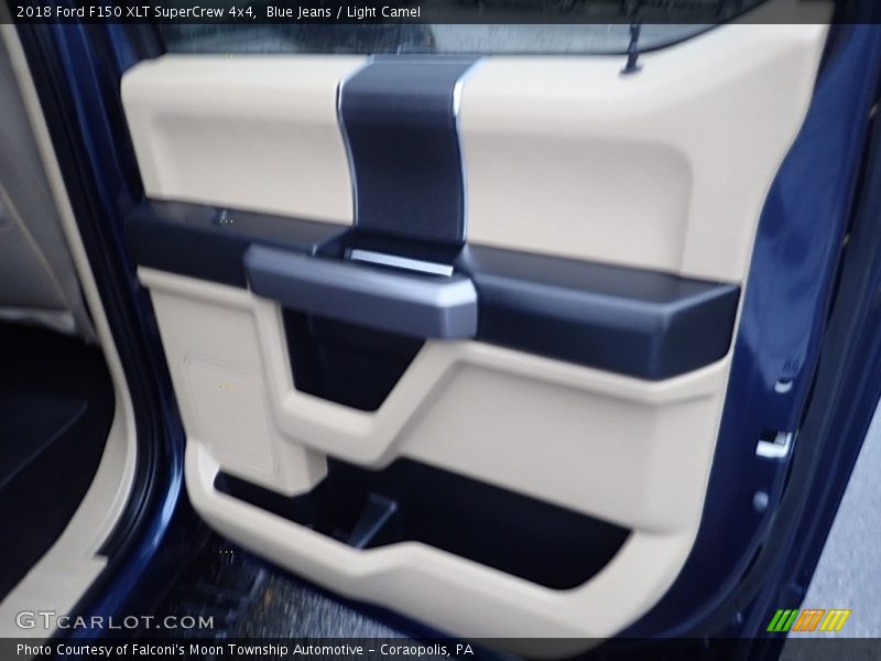 Blue Jeans / Light Camel 2018 Ford F150 XLT SuperCrew 4x4