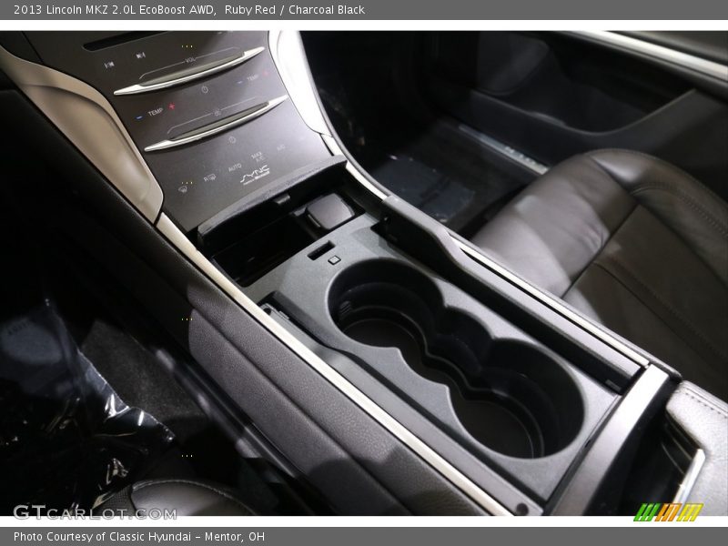 Ruby Red / Charcoal Black 2013 Lincoln MKZ 2.0L EcoBoost AWD