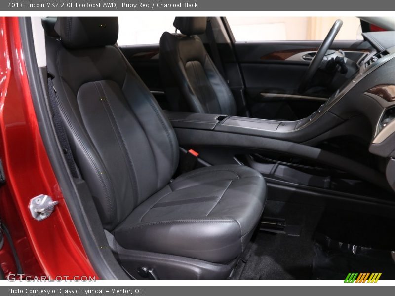 Ruby Red / Charcoal Black 2013 Lincoln MKZ 2.0L EcoBoost AWD