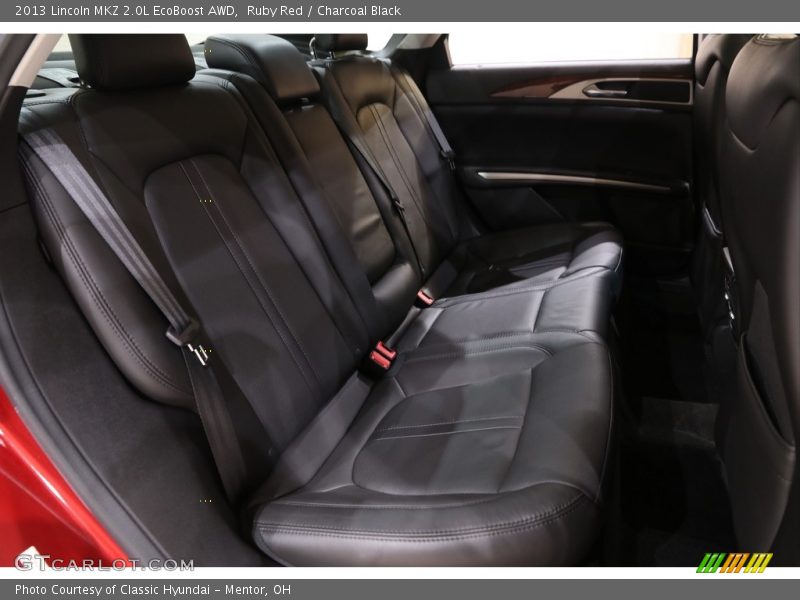 Ruby Red / Charcoal Black 2013 Lincoln MKZ 2.0L EcoBoost AWD