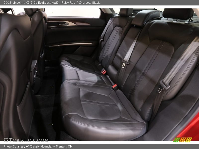 Ruby Red / Charcoal Black 2013 Lincoln MKZ 2.0L EcoBoost AWD