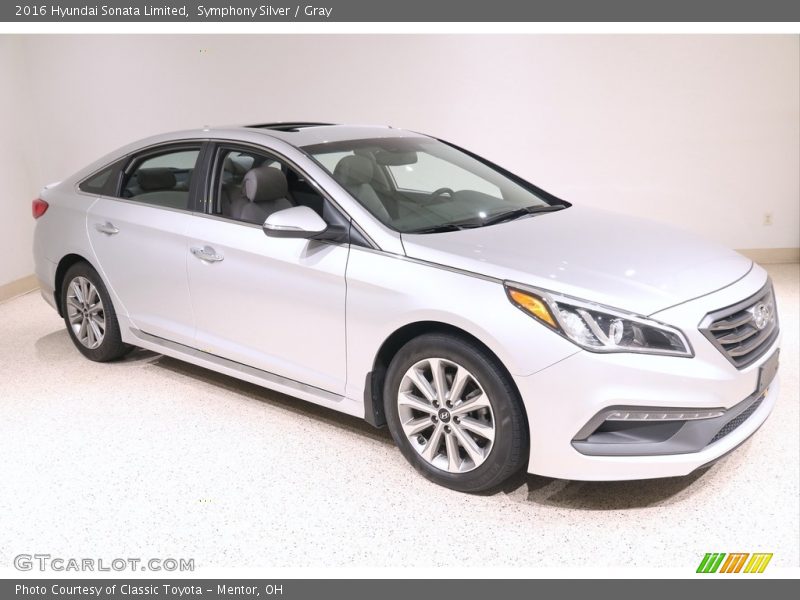 Symphony Silver / Gray 2016 Hyundai Sonata Limited