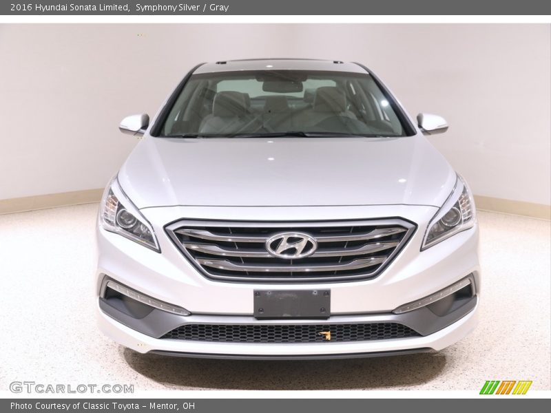 Symphony Silver / Gray 2016 Hyundai Sonata Limited