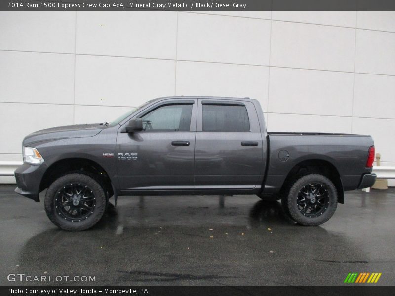 Mineral Gray Metallic / Black/Diesel Gray 2014 Ram 1500 Express Crew Cab 4x4