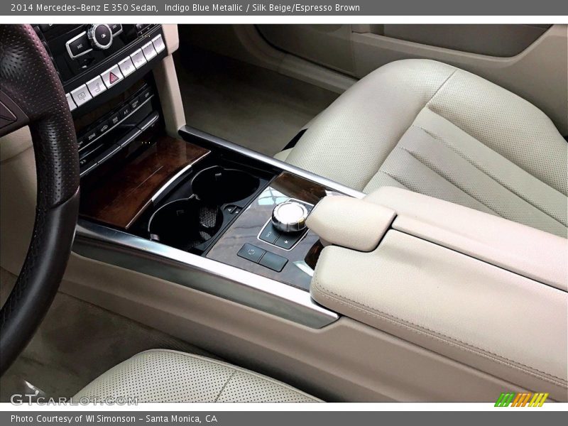 Indigo Blue Metallic / Silk Beige/Espresso Brown 2014 Mercedes-Benz E 350 Sedan