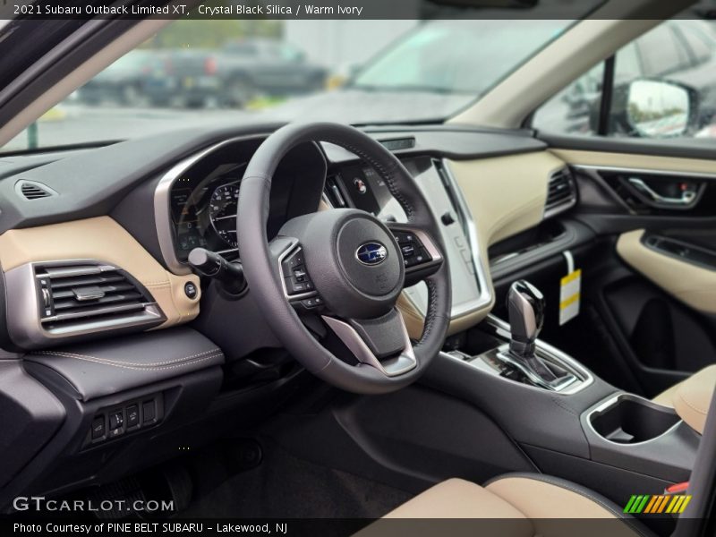  2021 Outback Limited XT Warm Ivory Interior
