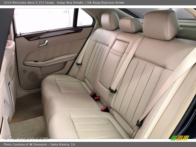 Indigo Blue Metallic / Silk Beige/Espresso Brown 2014 Mercedes-Benz E 350 Sedan