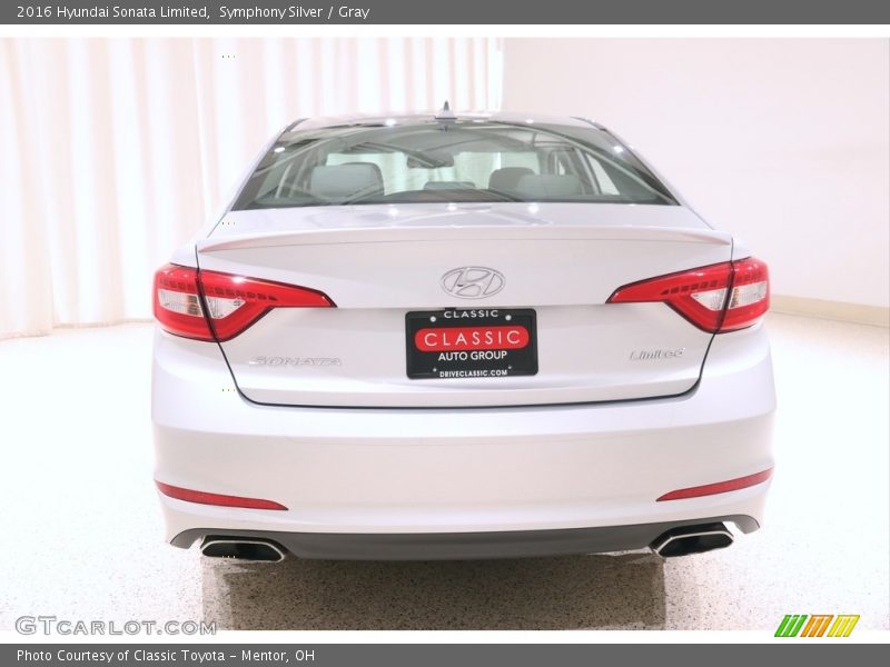 Symphony Silver / Gray 2016 Hyundai Sonata Limited