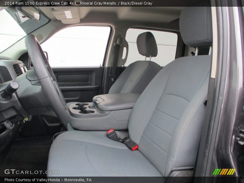 Mineral Gray Metallic / Black/Diesel Gray 2014 Ram 1500 Express Crew Cab 4x4