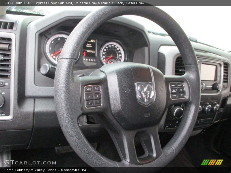 Mineral Gray Metallic / Black/Diesel Gray 2014 Ram 1500 Express Crew Cab 4x4